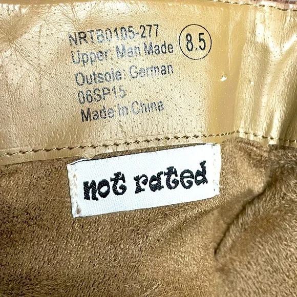 Women’s Not Rated beaded knee boots size 8.5 - Picture 8 of 8